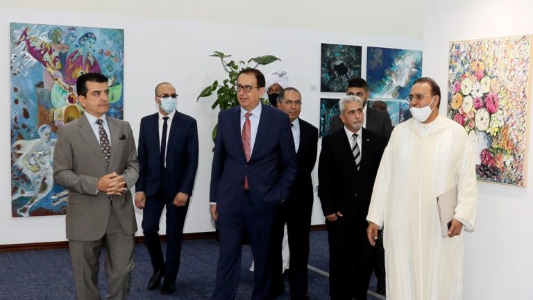 وفد من أعضاء المجلس التنفيذي للمنظمة العربية للطيران المدني يزور مقر الإيسيسكو بالرباط